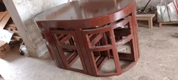 DINING TABLE SQUARE 4 CHAIR