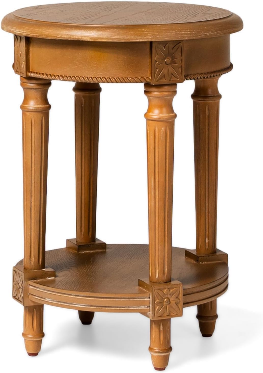 ROUND TABLE 1 DRAWER KAKI LURUS